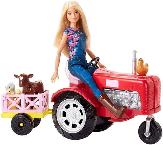 Barbie granjera, ejemplo de todas las profesiones