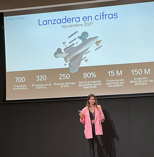 Presentación de la jornada de Pre Aceleración de lanzadera para startups
